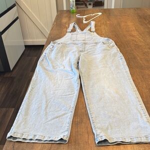 Women’s No Boundaries Light Blue Denim Overalls